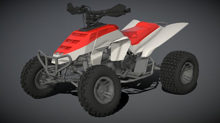 Suzuki quadzilla 500 3D Model