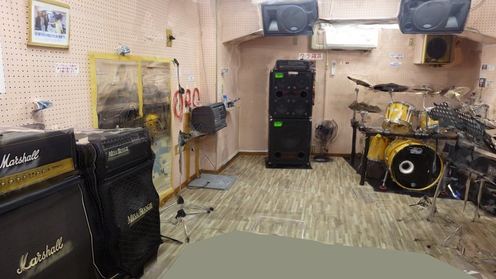 松本楽器店　第2スタジオ 3D Model