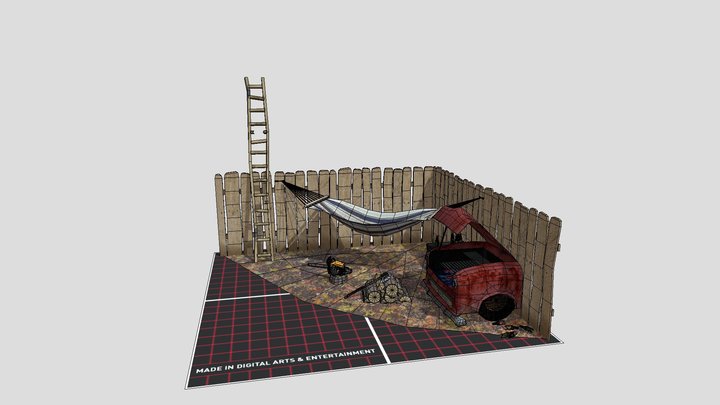 DAE 5 Finished props - Forest Loner 3D Model
