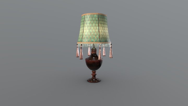 Table Lamp 3D Model
