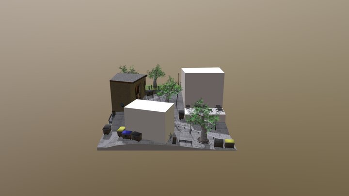 Cityscene 3D Model