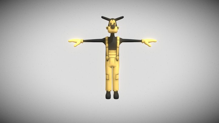 Batim T pose 3D Model