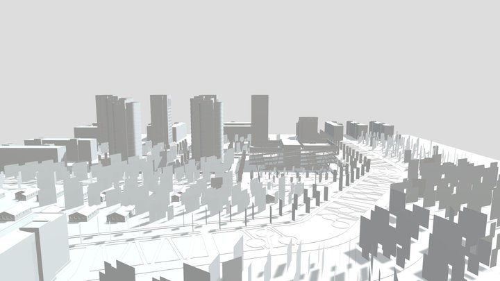 Russian Test City 3D Model