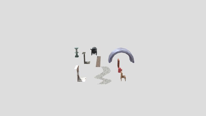 Modular Asset Pack2 3D Model