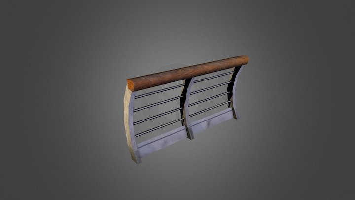 CitySceneRetake_Prop_RiverFence 3D Model