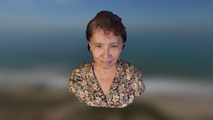 71 year old lady 3D Model