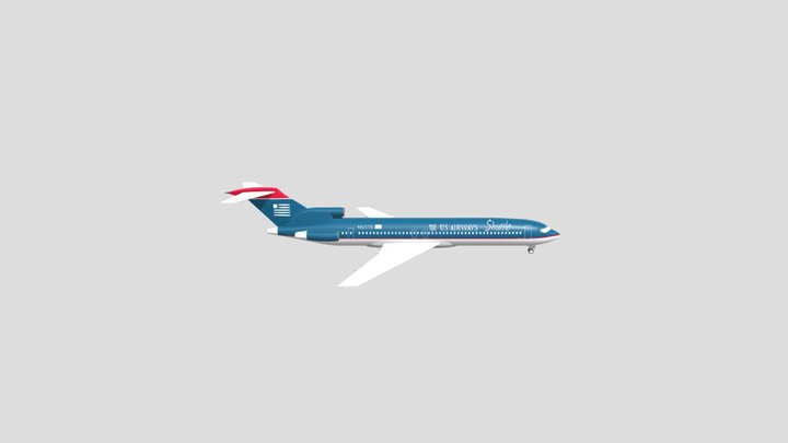 airmax passenger plane 3D Model