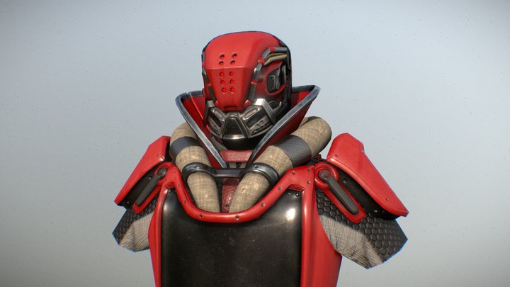 Space suit J-3.0 3D Model