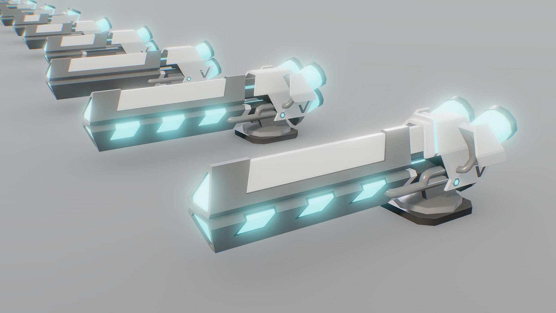 Sci-Fi guns evolution pack
