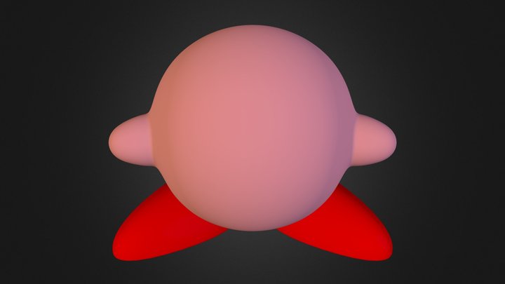 Sketchfast7 Kirby WIP 3D Model