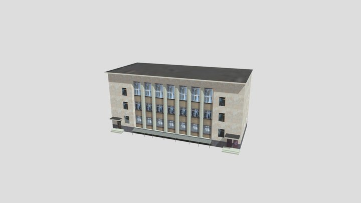 Art School 3D Model