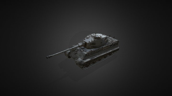 Panzerkampfwagen VI Ausf. B Tiger II 3D Model