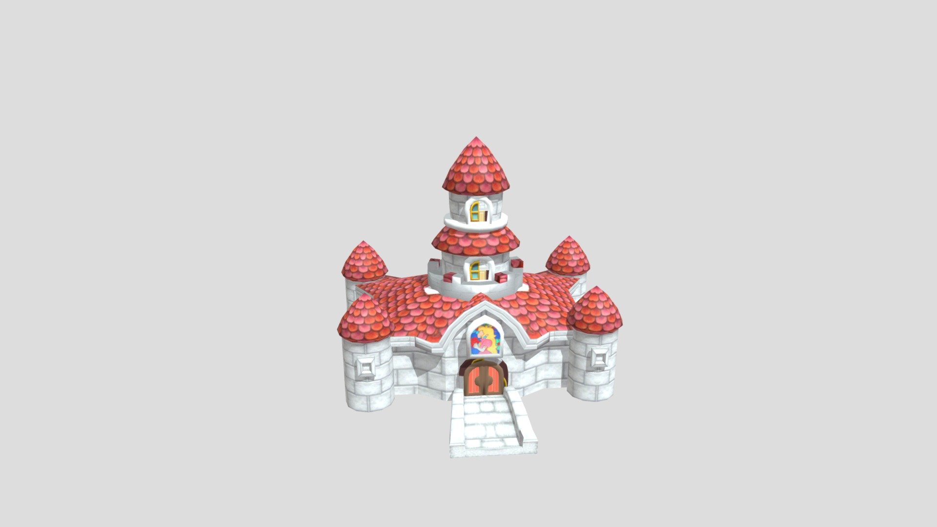 Peach's Castle Download Free 3D model by cantyjosiah [2ec14d5