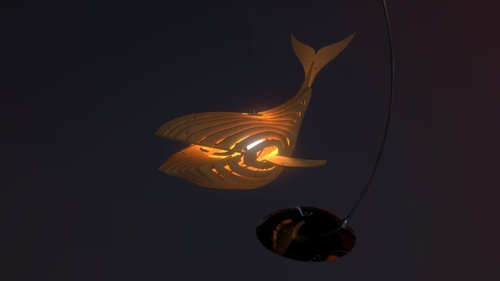 Whale lamp | by Eduard Golikov 3D Model