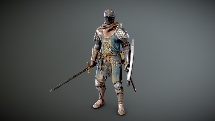 Elite Knight (Dark Souls Fan-Art) 3D Model