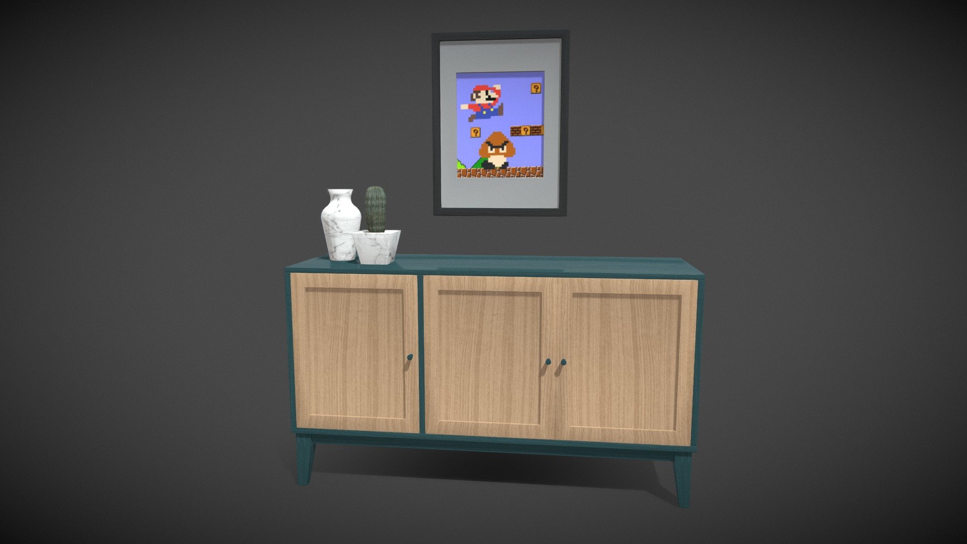 Ralph Sideboard - 3D model by Lundi CG Art (@DeonCoke) [2ec5134 ...