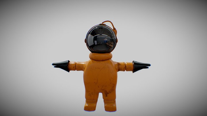 astronauta 3D Model