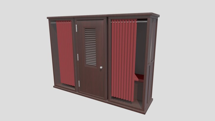 Church Confession Box 2 3D Model