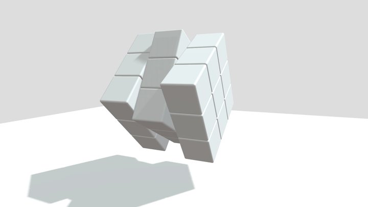 Making ROBUKS Cube1 3D Model