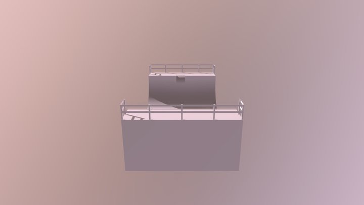 Skateboard Ramp 3D Model