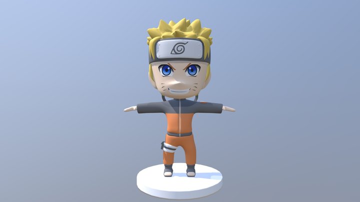 Chibi Naruto Model 3D Model