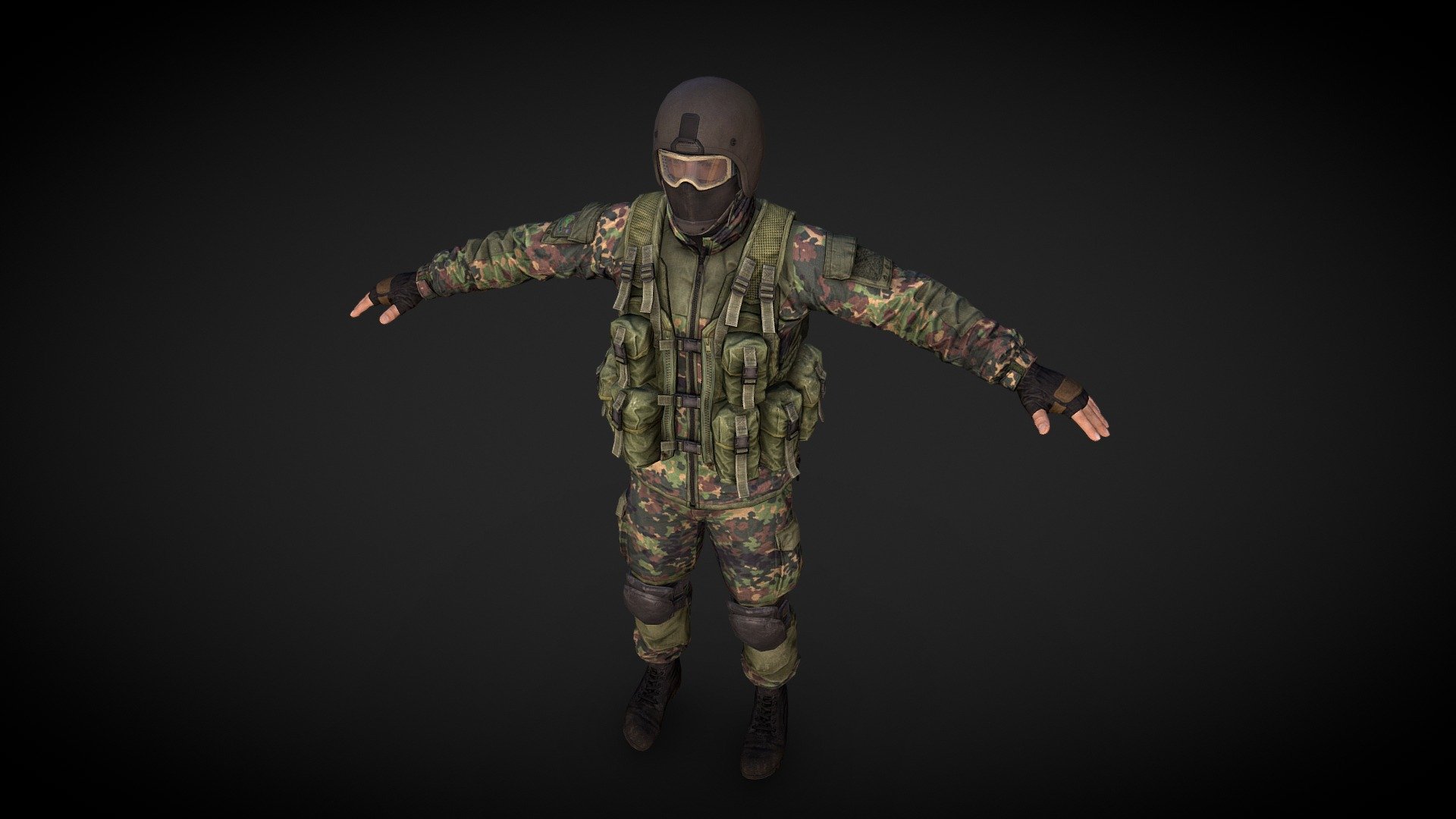 Stalker Freedom 2 Nogas - 3D model by 3D MODELES FROM S.T.A.L.K.E.R ...