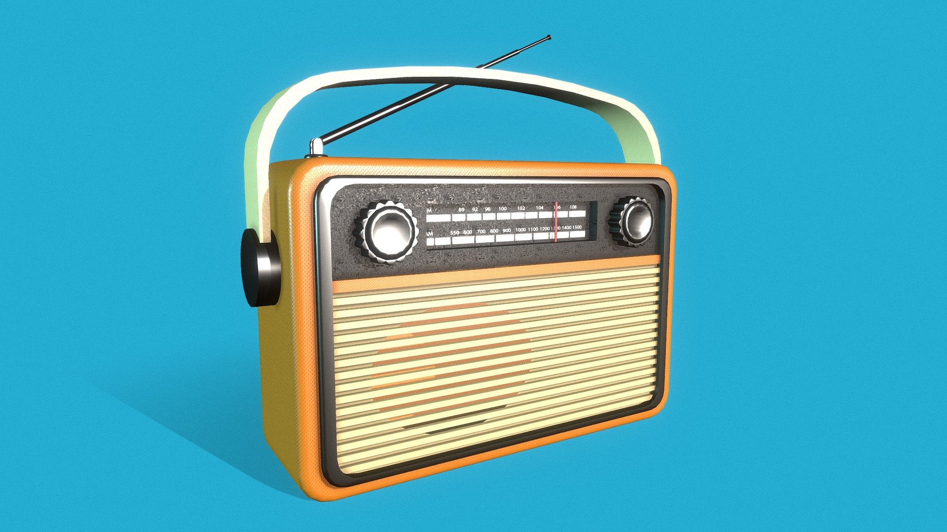 Stylize Radio - 3D model by ctnhan97 [2ec6cb0] - Sketchfab