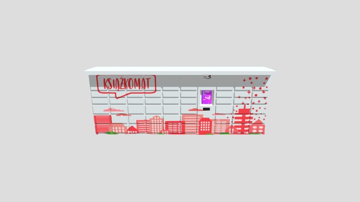 KSIĄŻKOMAT 3D Model