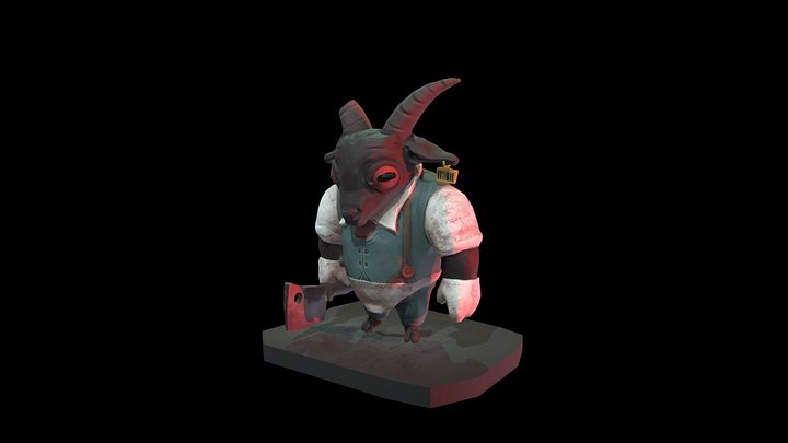 [Student Work] Butcher Goat 3D Model