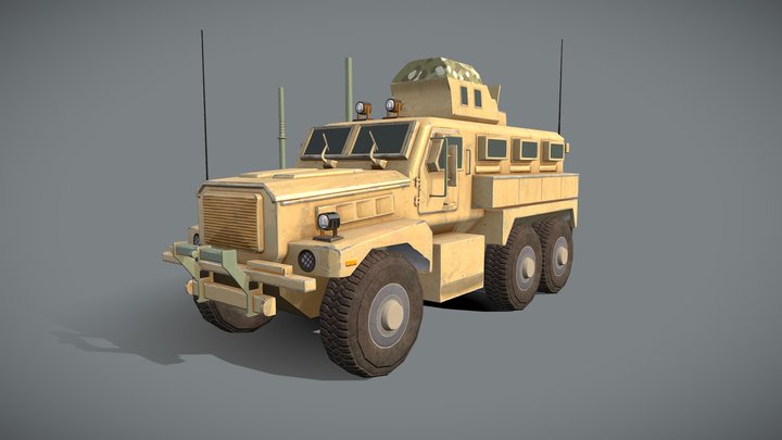 Military Truck 3D Model