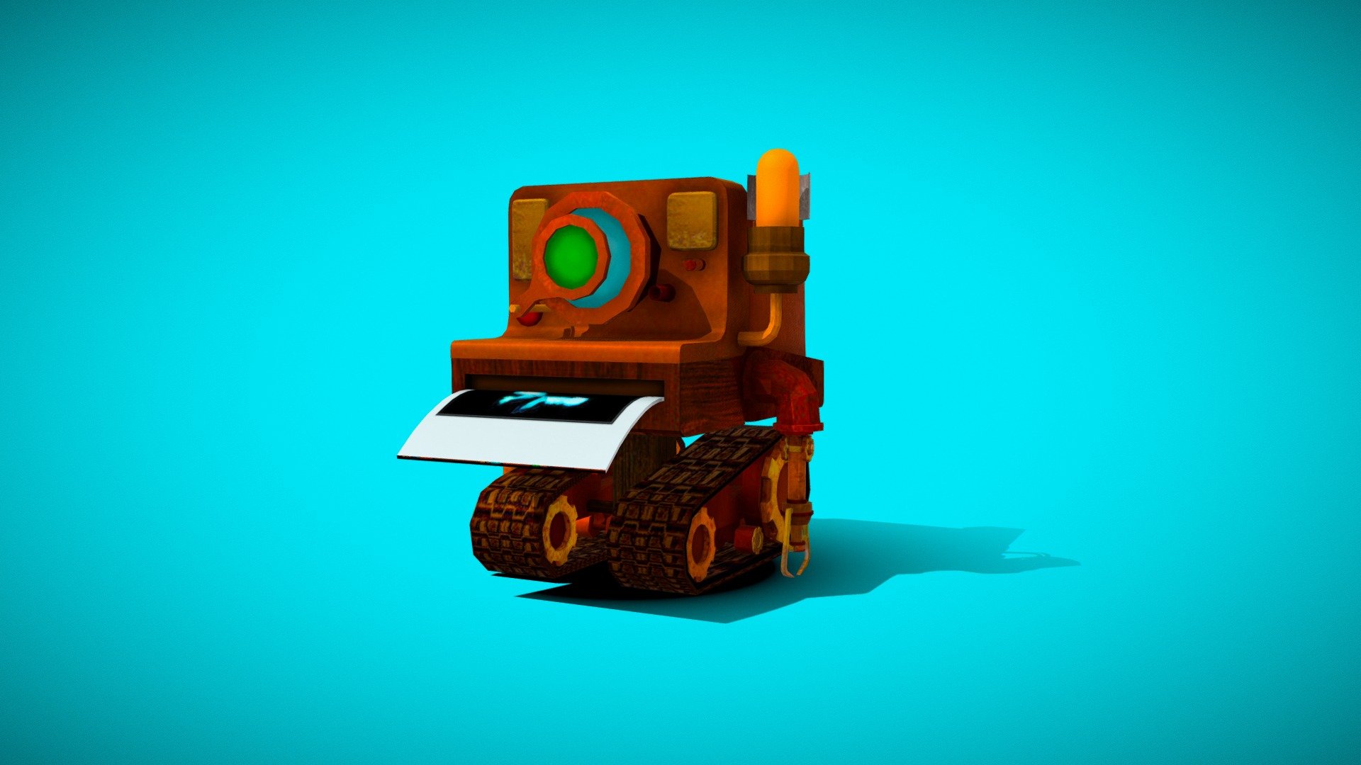Forgotten Objects - ROD - The polaroid camera - 3D model by Mariann ...