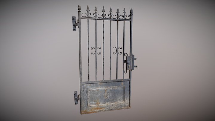 Building Door 01 3D Model