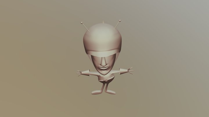Martian 3D Model