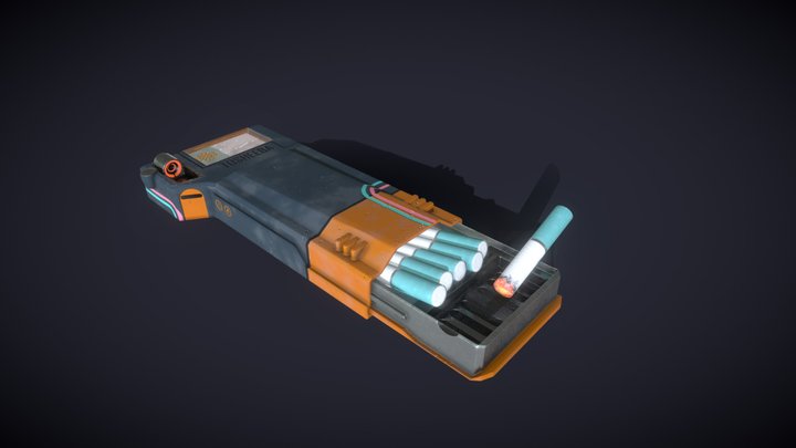 Sci Fi Cig Set 4k Textures Game Res 3D Model