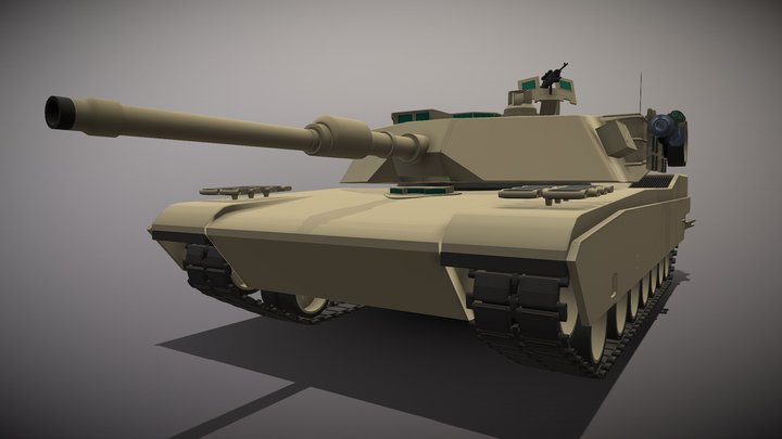 M1 Abrams 3D Model