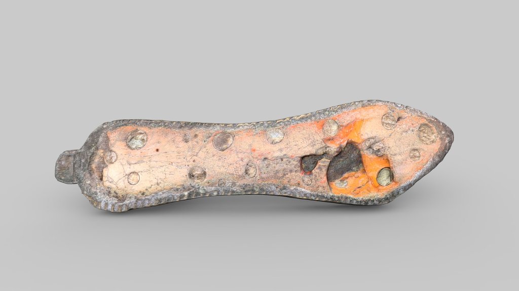 Shoe-sole brooch