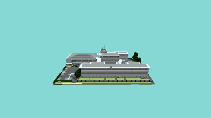 日新中学校　part2 3D Model