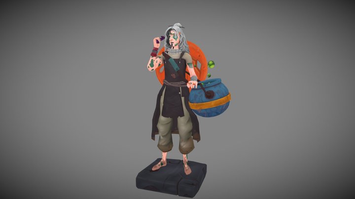 Phep - The Witch's Son  | Hand-Painted 3D Model 3D Model