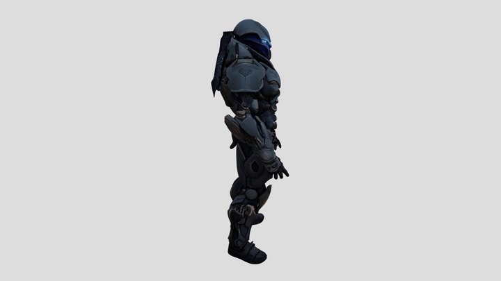 Space Goblin Blue 3D Model