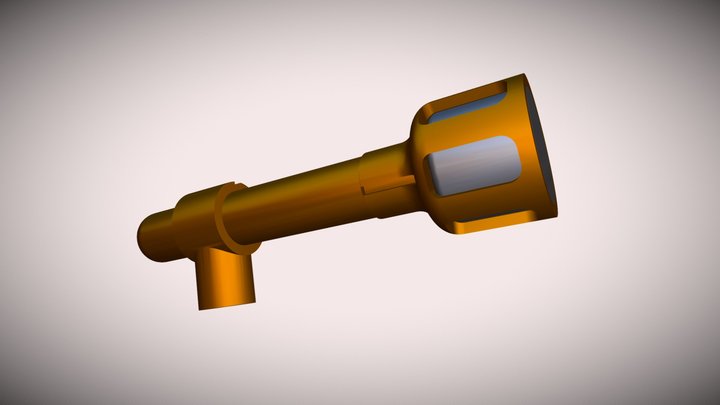 3D Printed DIY Mic with WM-61 electret 3D Model