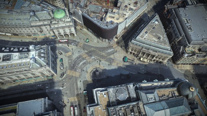 Piccadilly Circus, London, UK – Kostenloses 3D-Modell STL