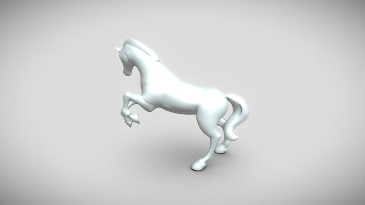 Horse of the apocalypse Conquest 3D Model