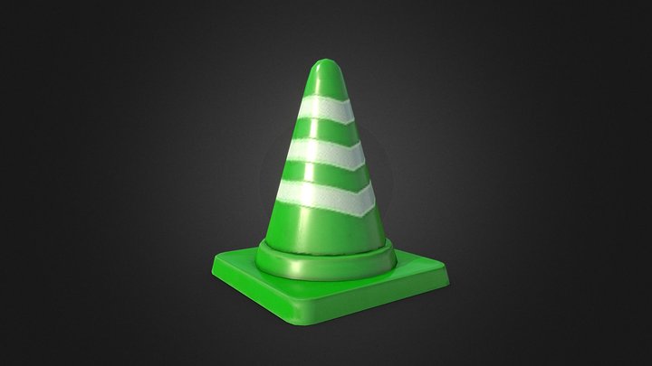 Splatoon 3 Traffic Cone – Modelo 3D gratuito STL