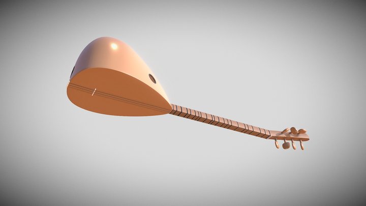 Bağlama 3D Model