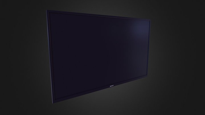 TV Screen 3D Model