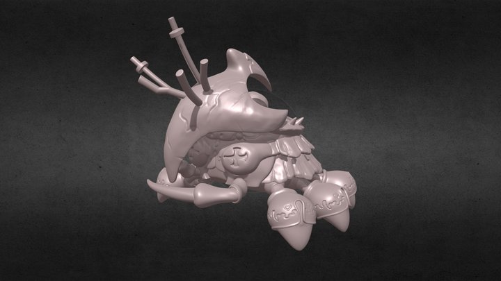 Giant Crab (print ver.) 3D Model