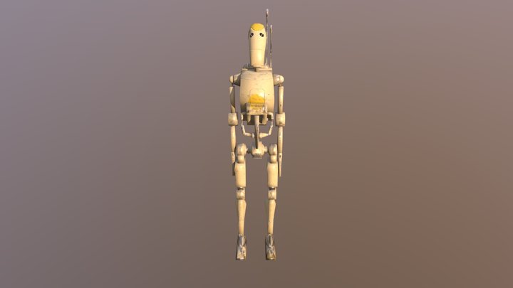 Star Wars Battledroid LP 3D Model