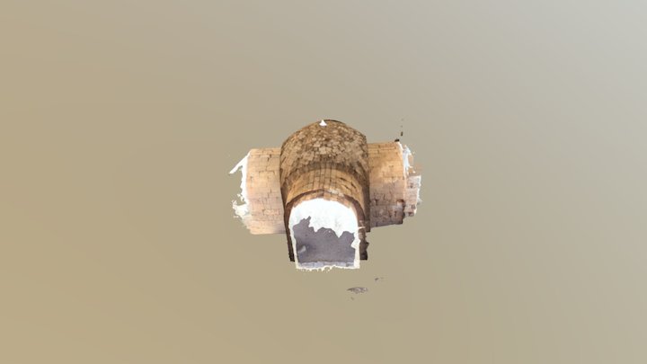Rough Version of Dome of Jerash Baths 3D Model