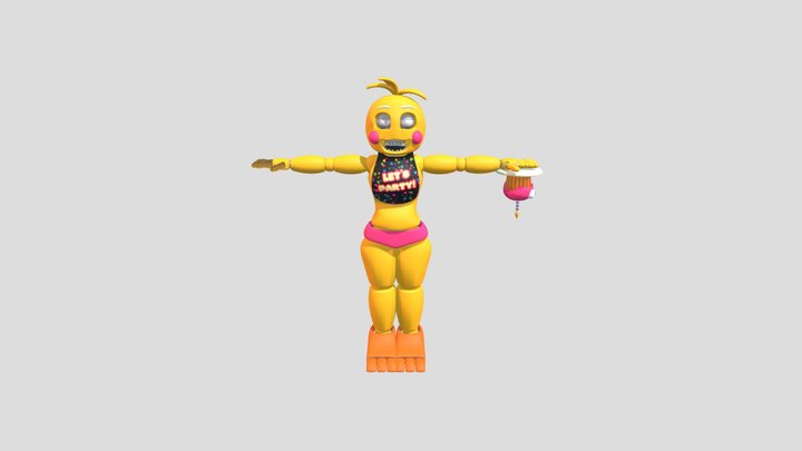 Toy Chica 3D Model