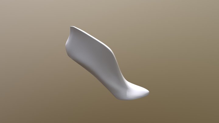 10cm high heel pumps last 3D Model